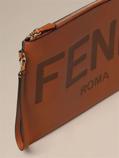 fendi pochette portachiavi|pochette fendi femme.